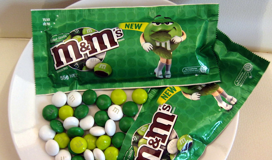 Larger mint tastic m and m s